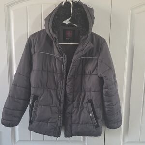 Swiss Tech Kids Dark Gray Puffer Jacket